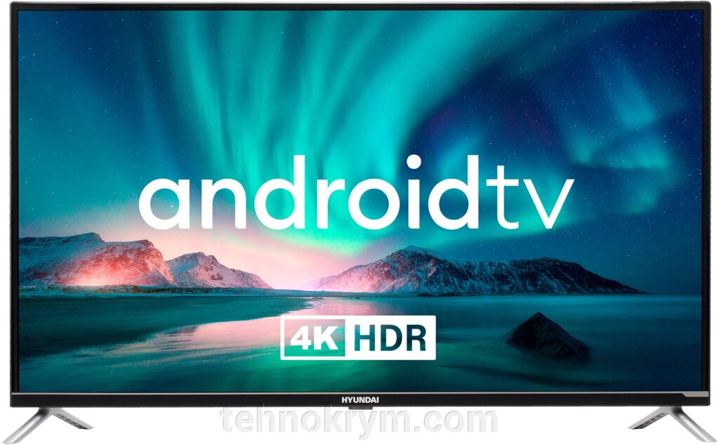 Smart телевизор Hyundai H-LED43BU7008, ОС Android 11 от компании Интернет-магазин "Технокрым" по продаже телевизоров и бытовой техники - фото 1