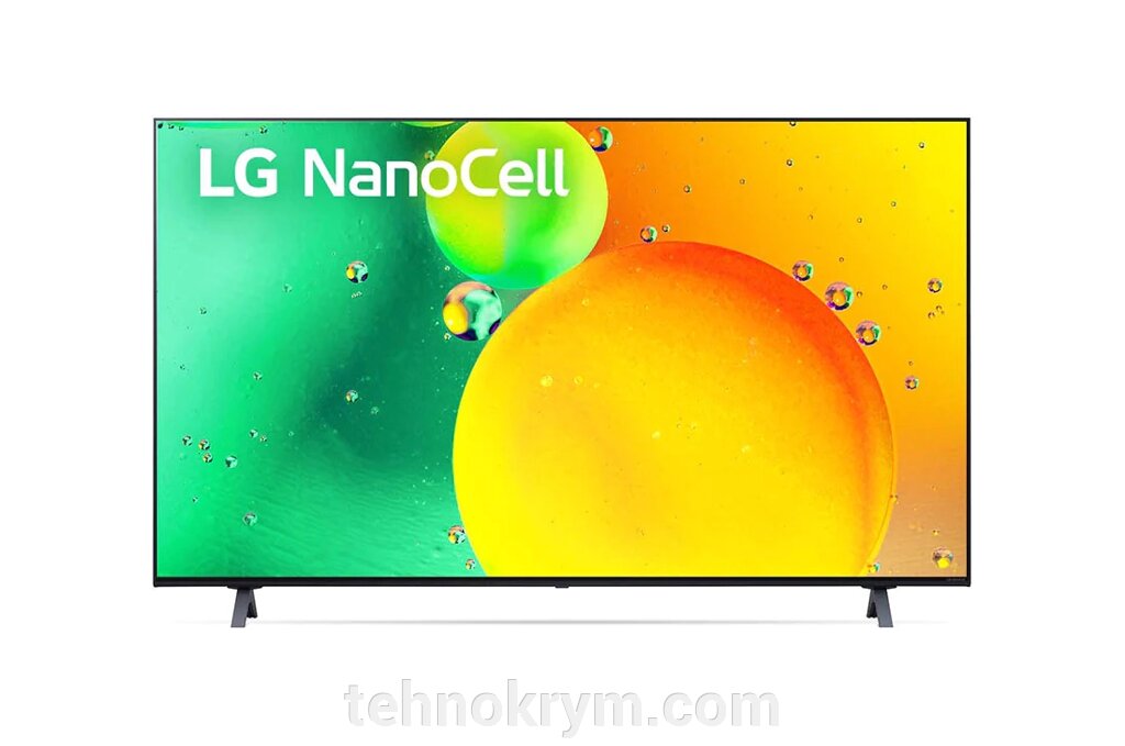 Smart телевизор LG 43NANO756QA, Ultra HD, черный, webOS 22 от компании Интернет-магазин "Технокрым" по продаже телевизоров и бытовой техники - фото 1