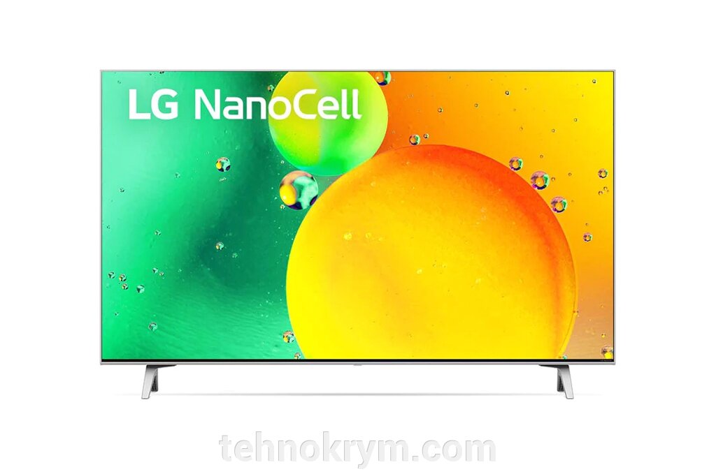 Smart телевизор LG 43NANO776QA, Ultra HD, серый, webOS 22 ##от компании## Интернет-магазин "Технокрым" по продаже телевизоров и бытовой техники - ##фото## 1