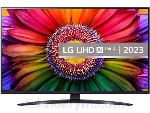 Smart телевизор LG 43UR81006LJ, Ultra HD, черный, webOS 23 от компании Интернет-магазин "Технокрым" по продаже телевизоров и бытовой техники - фото 1