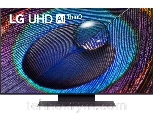 Smart телевизор LG 43UR91006LA, Ultra HD, черный, webOS 23 от компании Интернет-магазин "Технокрым" по продаже телевизоров и бытовой техники - фото 1