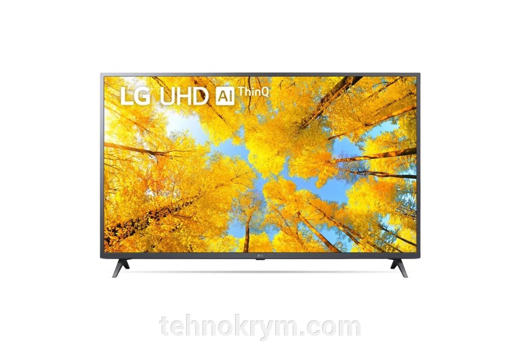 Smart телевизор LG 65UQ76003LD, Ultra HD, черный, webOS 22 от компании Интернет-магазин "Технокрым" по продаже телевизоров и бытовой техники - фото 1