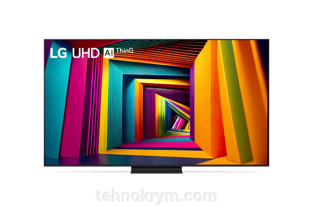 Smart телевизор LG 75UT91006LA, Ultra HD, черный, webOS 24 от компании Интернет-магазин "Технокрым" по продаже телевизоров и бытовой техники - фото 1