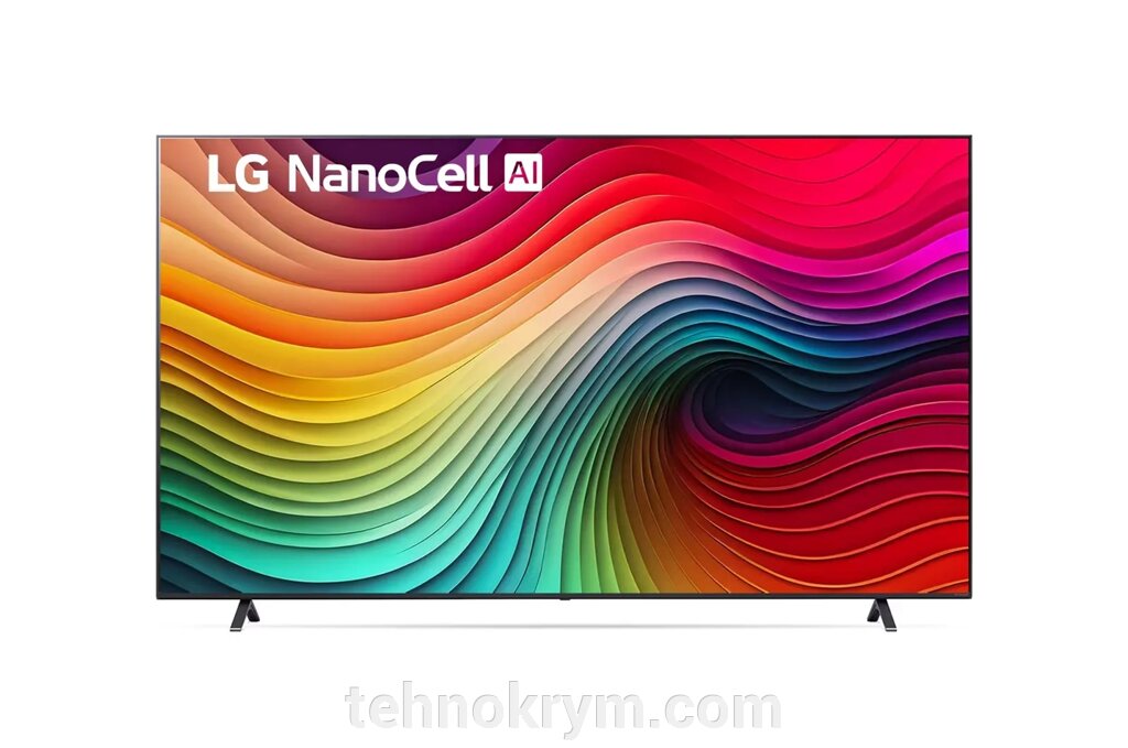 Smart телевизор LG 85NANO80T6A, Ultra HD, черный, webOS 24 от компании Интернет-магазин "Технокрым" по продаже телевизоров и бытовой техники - фото 1