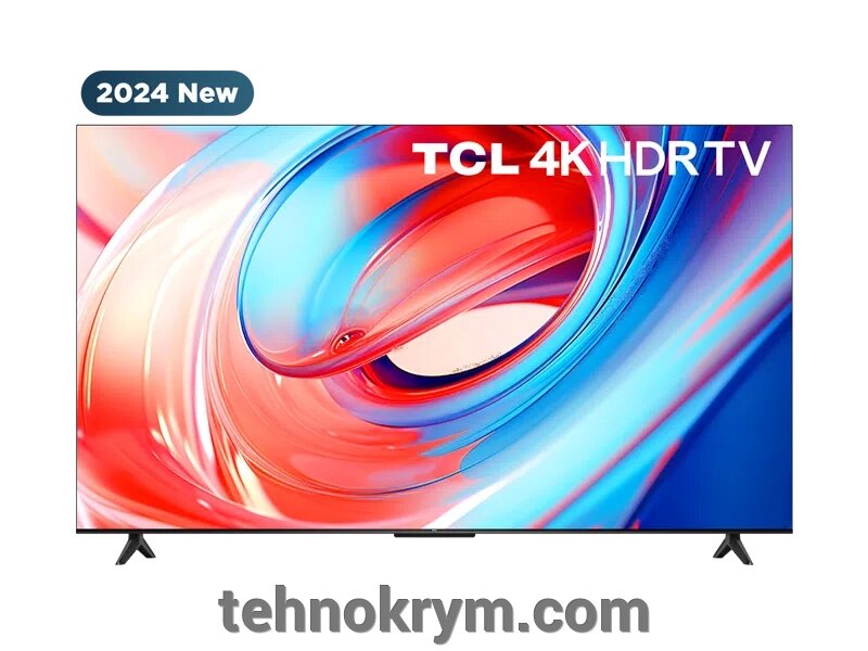 Smart телевизор TCL 75V6B, Ultra HD, ОС Google TV (Android 11), черный от компании Интернет-магазин "Технокрым" по продаже телевизоров и бытовой техники - фото 1