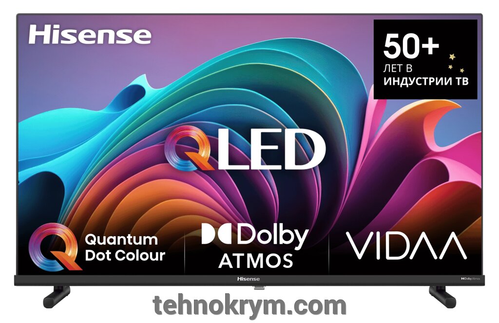 Телевизор Hisense 40A5NQ, Full HD, операционная система VIDAA, QLED от компании Интернет-магазин "Технокрым" по продаже телевизоров и бытовой техники - фото 1