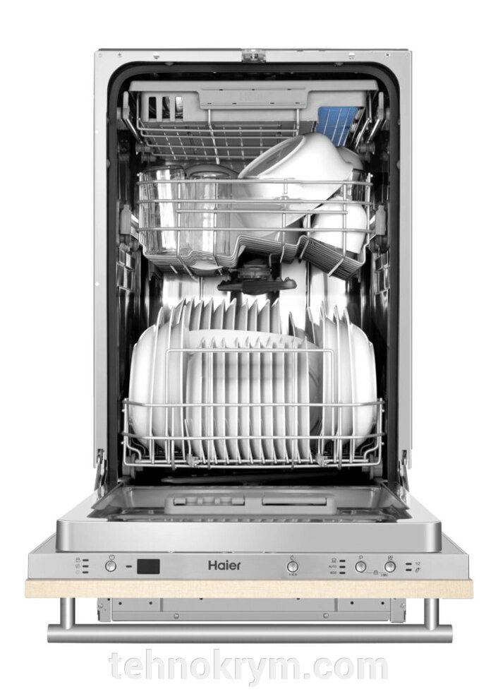 Встраиваемая посудомоечная машина Haier DW10-198BT2RU от компании Интернет-магазин "Технокрым" по продаже телевизоров и бытовой техники - фото 1