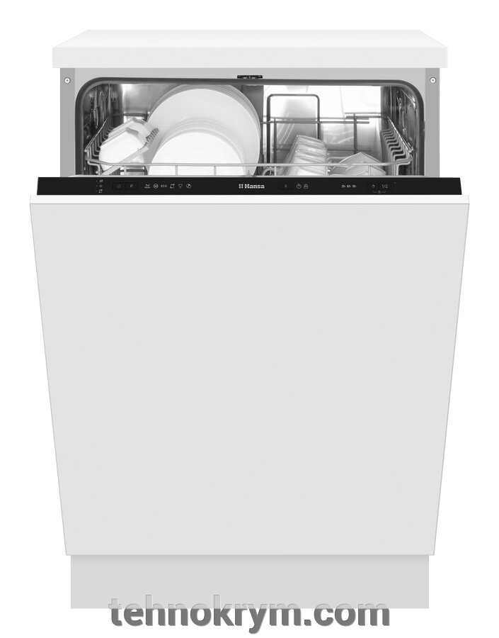 Встраиваемая посудомоечная машина Hansa ZIM615POQ с функцией AutoOpen от компании Интернет-магазин "Технокрым" по продаже телевизоров и бытовой техники - фото 1
