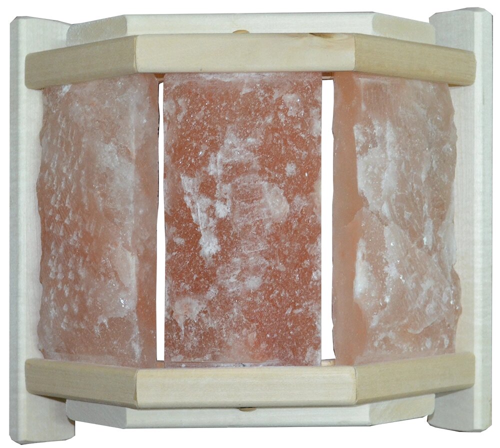 Абажур угловой с гималайской солью 3 плитки (АГС-3) Банный Эксперт ##от компании## ProPechi - ##фото## 1