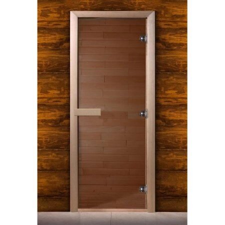 Дверь стеклянная бронза (ольха) 1900х700 (DoorWood) от компании ProPechi - фото 1