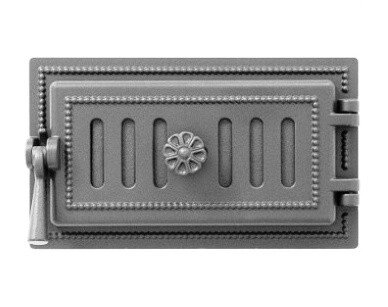Дверца Везувий чугунная поддувальная, (236), 185*320 мм, антрацит от компании ProPechi - фото 1