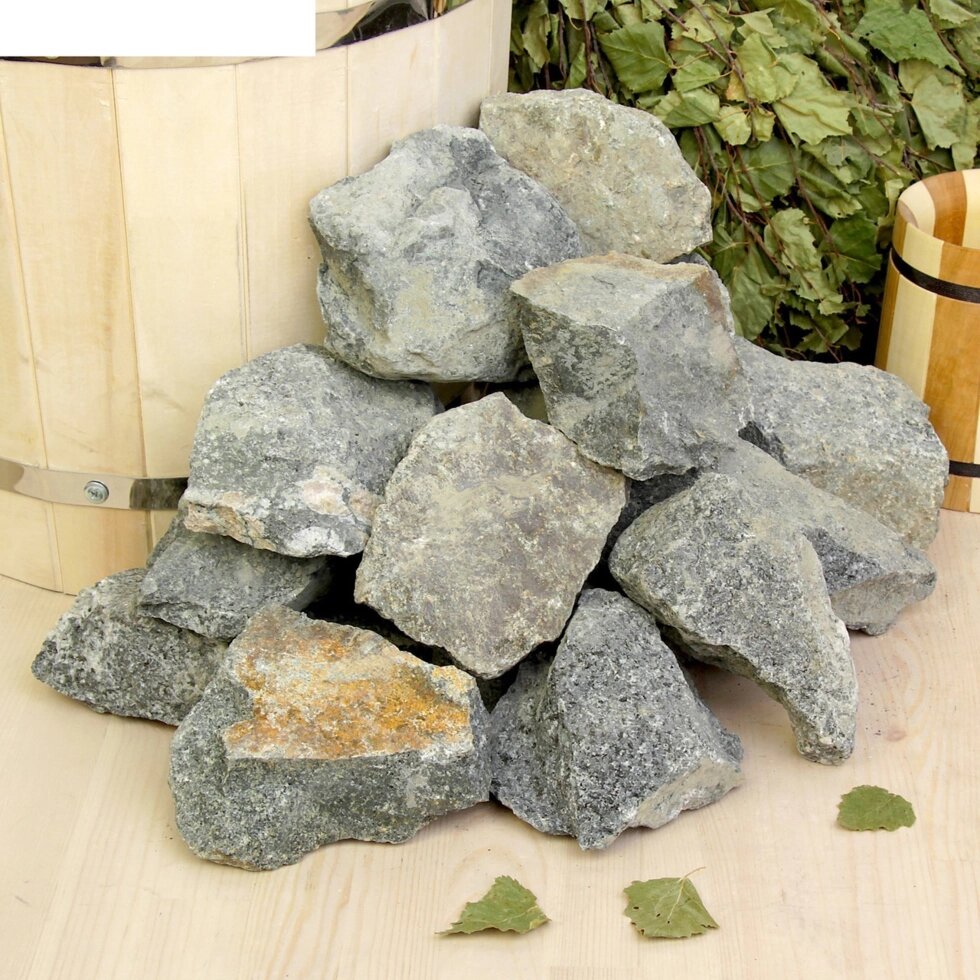 Камень для бани Габбро-диабаз, 20 кг, мешок ##от компании## ProPechi - ##фото## 1