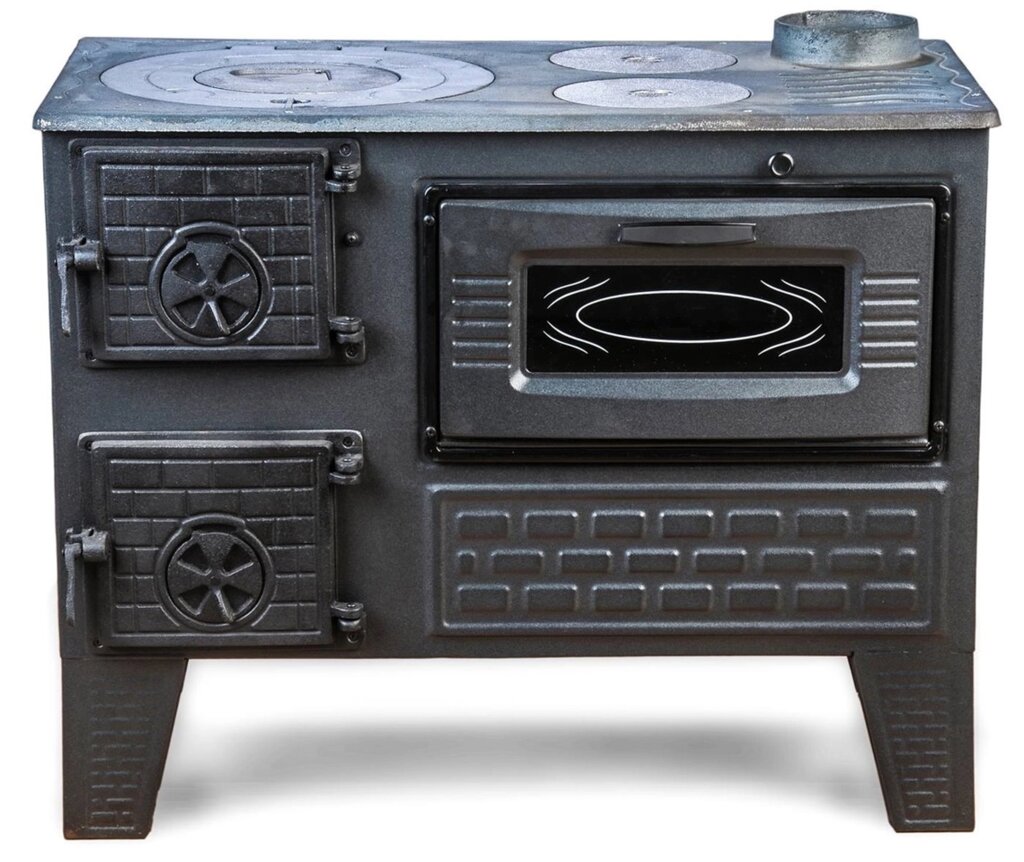 Отопительно-варочная печь с духовкой МастерПечь ПВ-04 от компании ProPechi - фото 1