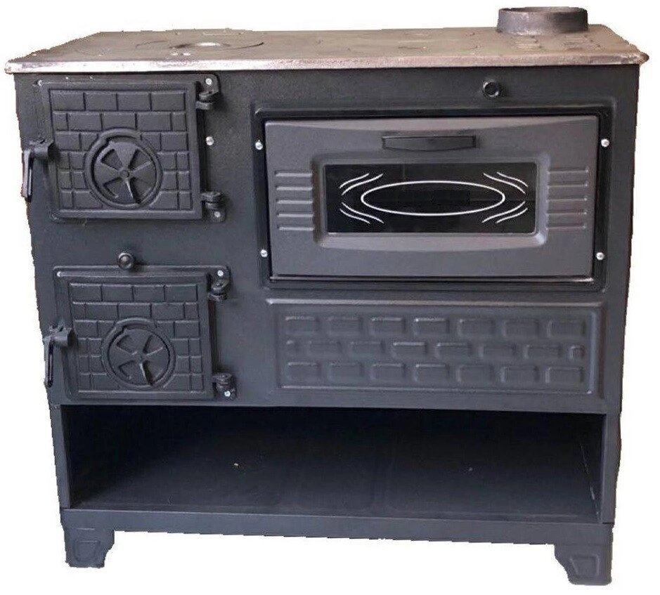 Отопительно-варочная печь с духовкой МастерПечь  ПВ-05 от компании ProPechi - фото 1