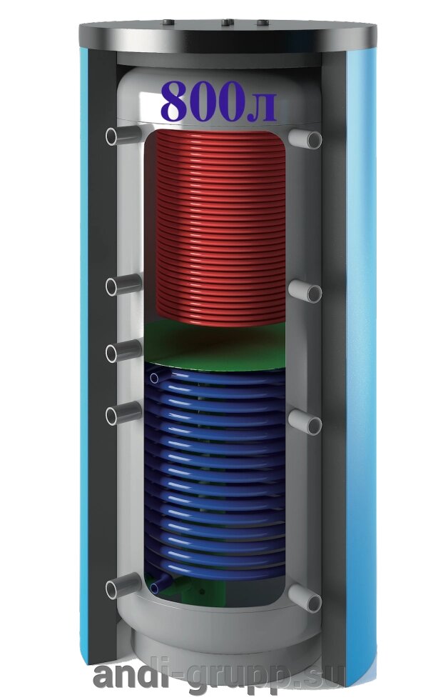 Бойлер Delta Duoval 800 литров от компании Производственная компания «АНДИ Групп» - фото 1