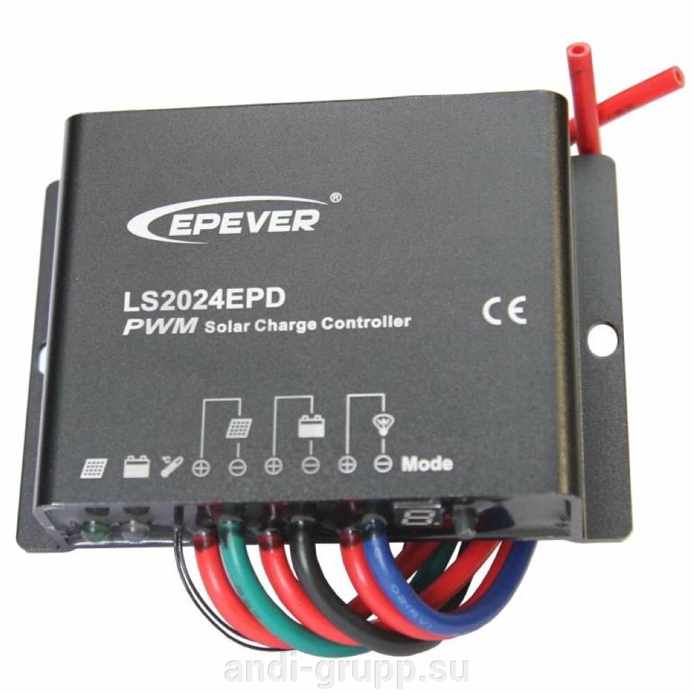 Контроллер заряда Epever PWM 20 А, 12/24 В, IP67, с таймером, производства EPSolar (Epever) от компании Производственная компания «АНДИ Групп» - фото 1