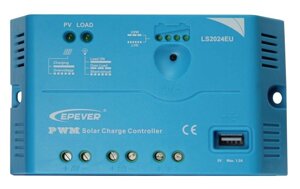 Контроллер заряда Epever PWM 20 А, 12/24 В, USB производства EPSolar (Epever)