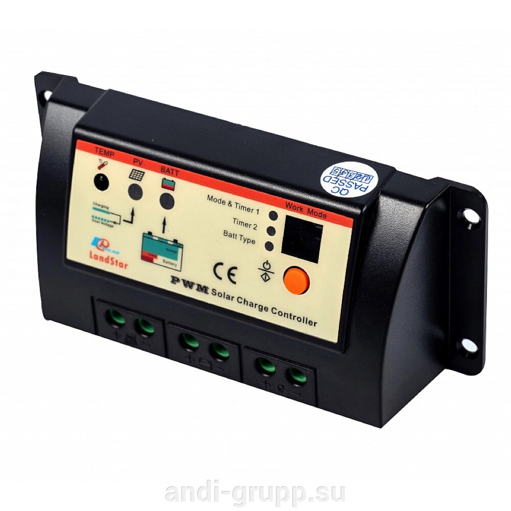 Контроллер заряда  LS1024R PWM (с таймером) 10 А, 12/24 В, производство EPSolar (Epever) от компании Производственная компания «АНДИ Групп» - фото 1
