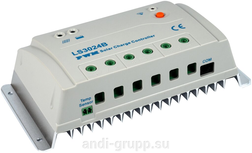 Контроллер заряда  LS3024B PWM (программируемый, с таймером) 30 А, 12/24 В, производства Beijing Epsolar Technology от компании Производственная компания «АНДИ Групп» - фото 1