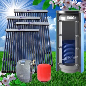 SH-1000-120-PS-R1 солнечная сплит-система для отопления