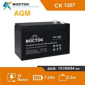 Аккумуляторная батарея Восток СК-1207 (12V / 7.2Ah) в Москве от компании Производственная компания «АНДИ Групп»