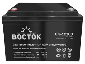 Аккумуляторная батарея Восток СК-12100 (12V / 100Ah) в Москве от компании Производственная компания «АНДИ Групп»
