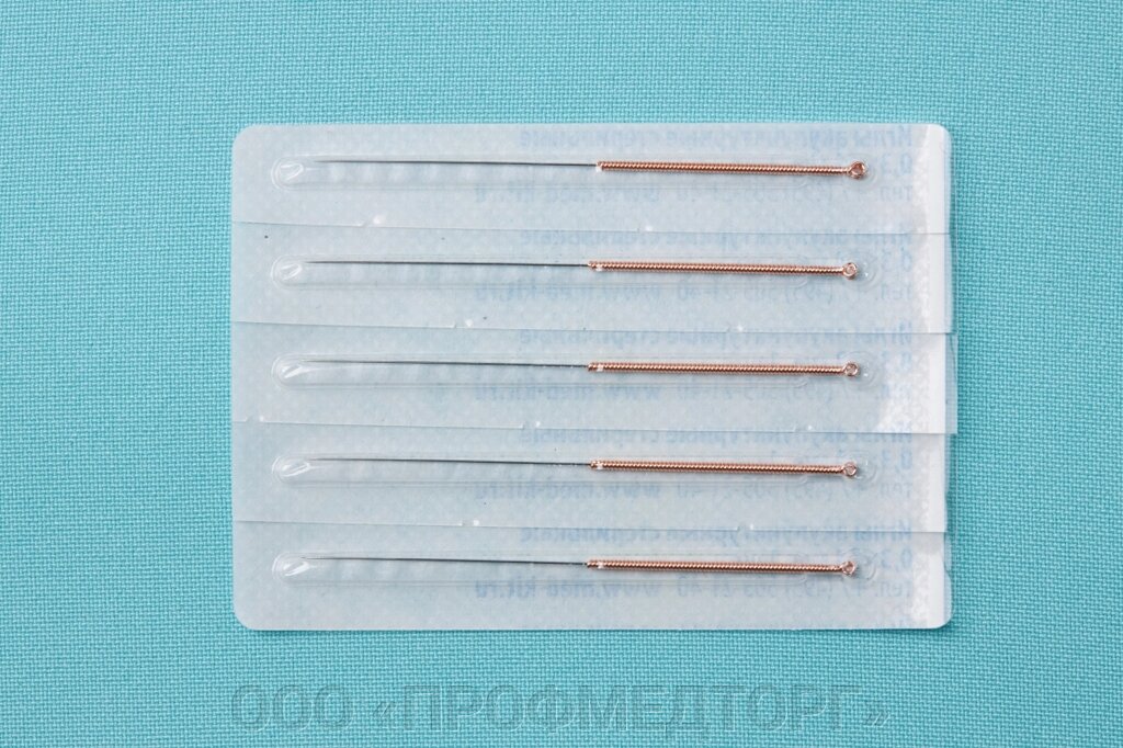 Акупунктурные иглы стерильные 0,3х30 мм по 1 шт. в блистере, всего 100 игл от компании ООО «ПРОФМЕДТОРГ» - фото 3