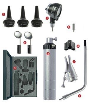 Диагностический набор Бейсик С10 (отоскоп с принадлежностями) от компании ООО «ПРОФМЕДТОРГ» - фото 1