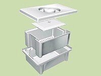 Емкость-контейнер ЕДПО-5-02-2 для дезинфекции мединструментов