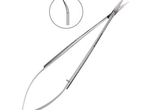 Иглодержатель микрохирургический с круглыми ручками прямой без замка по Кастровьехо 14