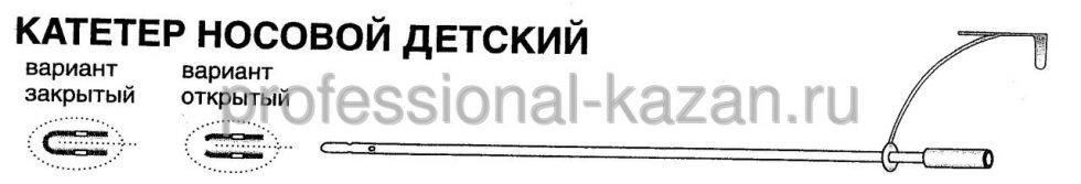 Катетер носовой детский (комплектуется переходником)  11 от компании ООО «ПРОФМЕДТОРГ» - фото 1