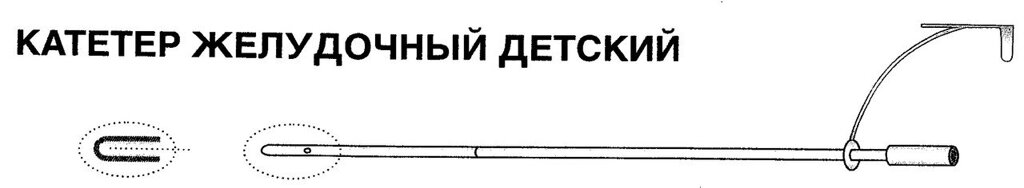 Катетер желудочный для кормления детский 4 от компании ООО «ПРОФМЕДТОРГ» - фото 1