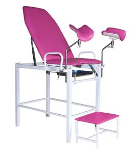 Кресло гинекологическое-урологическое «Клер» с фиксированной высотой модель КГФВ 01п с передвижной ступенькой