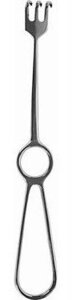 Крючок хирургический Крючок хирургический острый трехзубый №1, длина 200 мм
