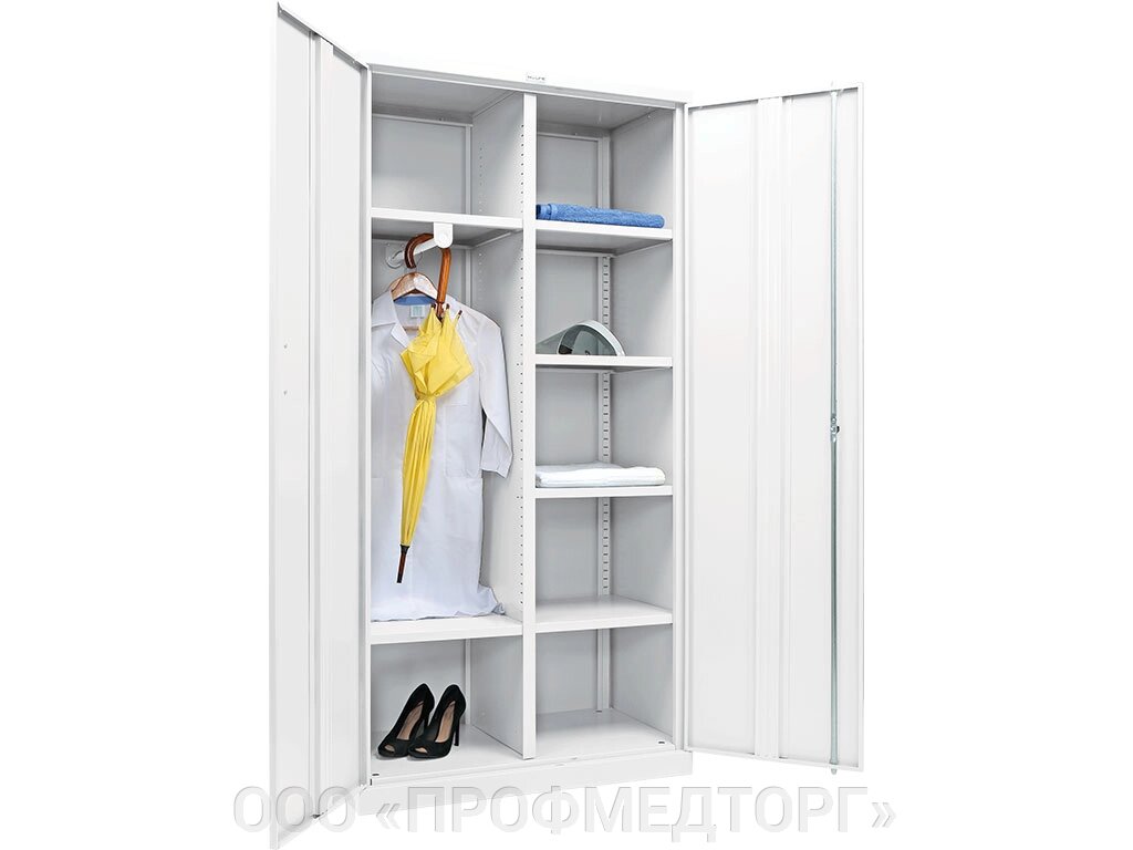 Медицинский шкаф для одежды МД 2 ШМ от компании ООО «ПРОФМЕДТОРГ» - фото 1