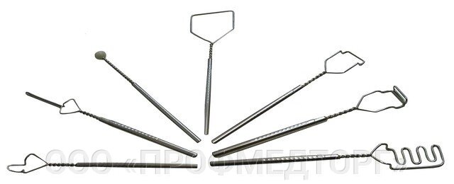 Набор логопедический (7 зондов) с металлической ручкой от компании ООО «ПРОФМЕДТОРГ» - фото 1