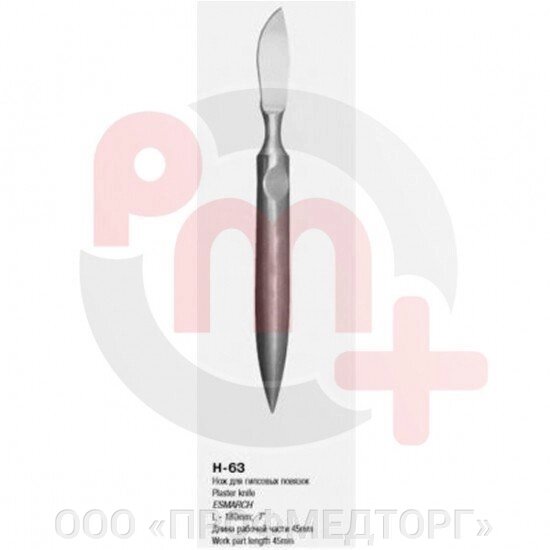 Нож для гипсовых повязок НЛ 180х45 от компании ООО «ПРОФМЕДТОРГ» - фото 1