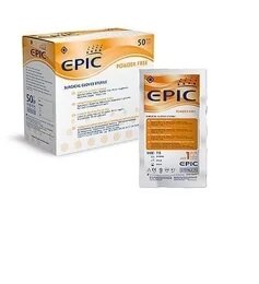 Перчатки хирургические стерильные неопудренные латексные EPIC SG pf 7.5