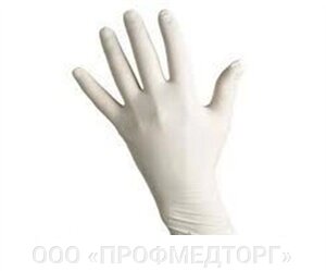 Перчатки медицинские латексные смотровые стерильные опудренные размеры S,M,L L от компании ООО «ПРОФМЕДТОРГ» - фото 3