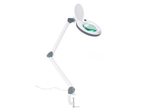 Лампа-лупа косметологическая на струбцине 5 диоптрии с Регистрационным удостоверением