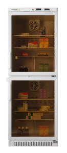 Холодильник фармацевтический двухкамерный ХФД-280-1 (дверца тонированное стекло)
