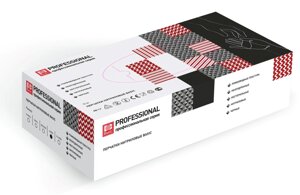 Перчатки нитриловые BASIC PRO повышенной прочности с ромбовидной текстурой, черные, размер M