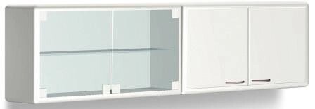 Шкаф медицинский навесной со стеклянными дверями L 031 от компании ООО «ПРОФМЕДТОРГ» - фото 1