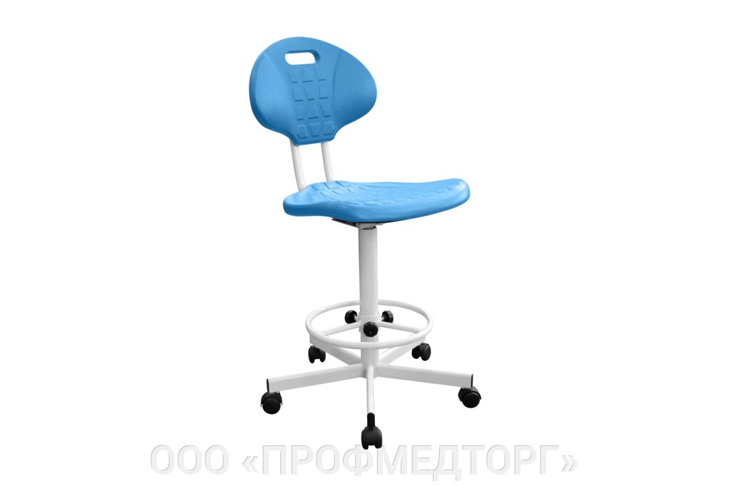 Стул (кресло) лабораторный, сиденье и спинка полиуретан КР10-2/К от компании ООО «ПРОФМЕДТОРГ» - фото 1