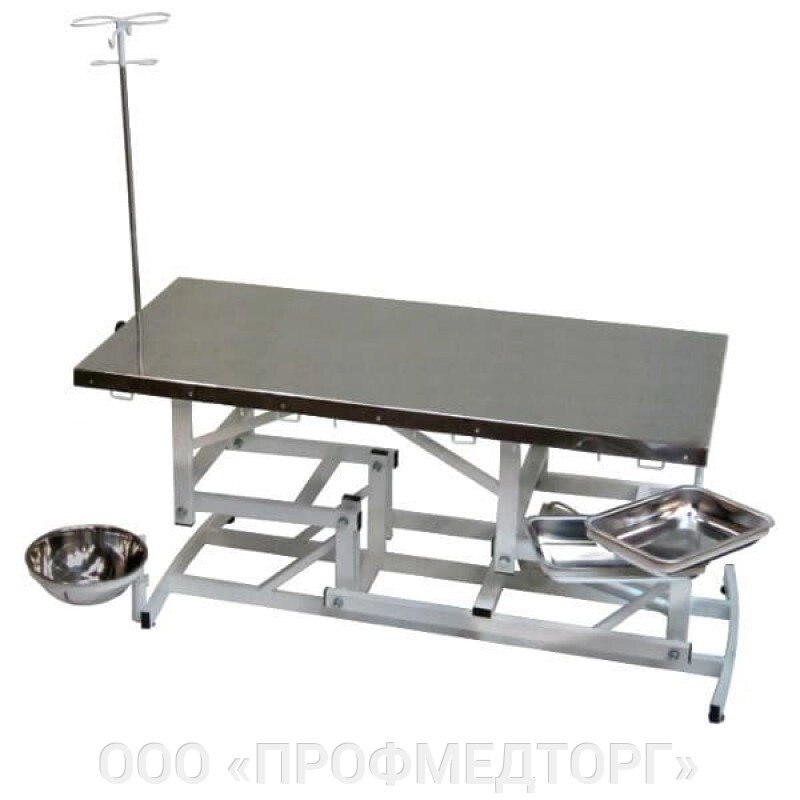 Ветеринарный стол универсальный СВУ-1(электропривод) от компании ООО «ПРОФМЕДТОРГ» - фото 1