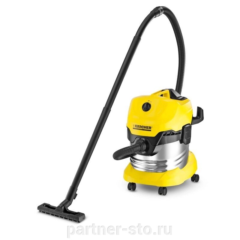 1.348-150.0 Хозяйственный пылесос Karcher WD 4 Premium от компании Партнёр-СТО - оборудование и инструмент для автосервиса и шиномонтажа. - фото 1