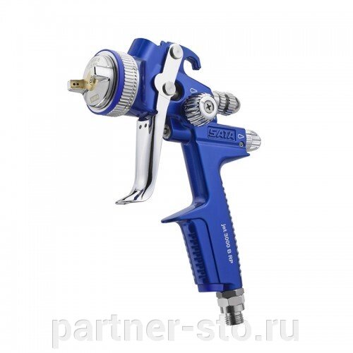 190553 SATAjet 3000 B HVLP BLUE с быстросменным верхним бачком 0.6л QCC дюза 1.3 от компании Партнёр-СТО - оборудование и инструмент для автосервиса и шиномонтажа. - фото 1