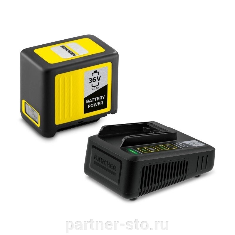 2.445-065.0 Karcher Комплект аккумулятора Starter Kit Battery Power 36/50 от компании Партнёр-СТО - оборудование и инструмент для автосервиса и шиномонтажа. - фото 1