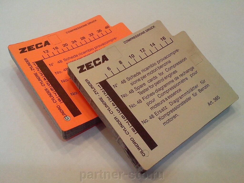 365 Zeca Комплект сменных карточек, 50 шт. от компании Партнёр-СТО - оборудование и инструмент для автосервиса и шиномонтажа. - фото 1