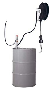 454605 SAMOA Комплект для раздачи масла с насосом PM 2, катушкой и счетчиком для бочек 205 л